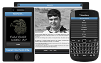 Mobile Web App of Rahul Parekh Wildlife Art
